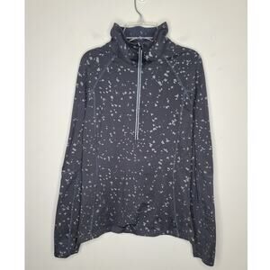 Under Armour UA cold gear grey long sleeve 1/2 half zip pullover jacket - small